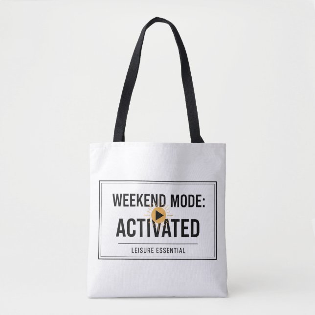 Bolsa Tote Modo Weekend Ativado (Frente)