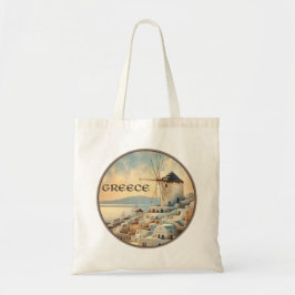 Bolsa Tote Moinhos de Vento de Mykonos na Grécia