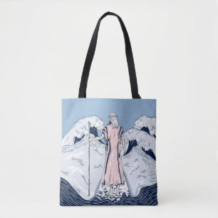Bolsa Tote Moisés parting the red sea