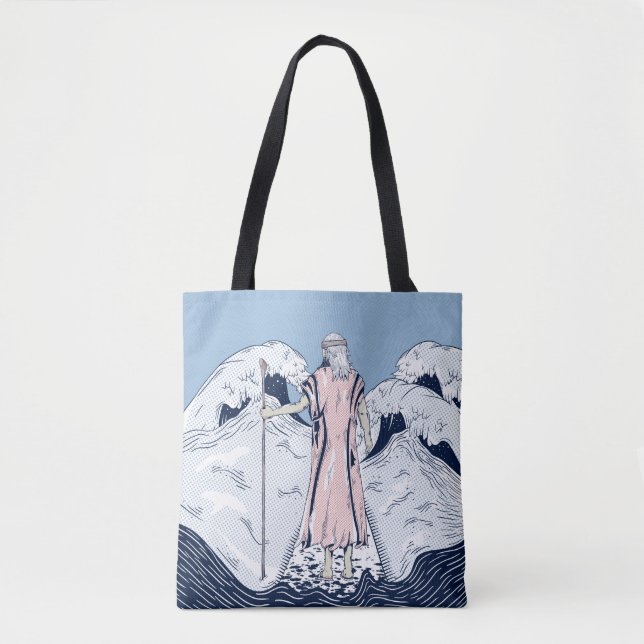 Bolsa Tote Moisés parting the red sea (Frente)