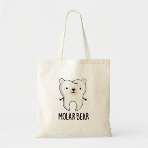 Bolsa Tote Molar Bear Engraçado Tooth