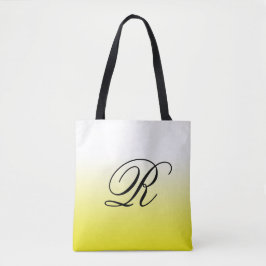 Bolsa Tote Mole amarelo limão sobre qualquer cor com monogram