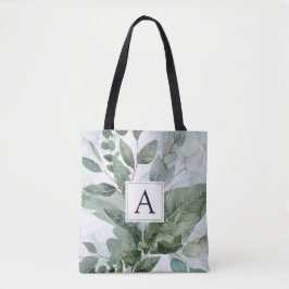 Bolsa Tote Molercola Aquática Monogramas Sage Greenery
