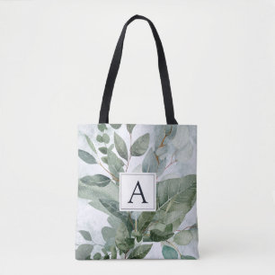 Bolsa Tote Molercola Aquática Monogramas Sage Greenery