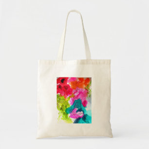 Bolsa Tote Molho Flores de água abstrato