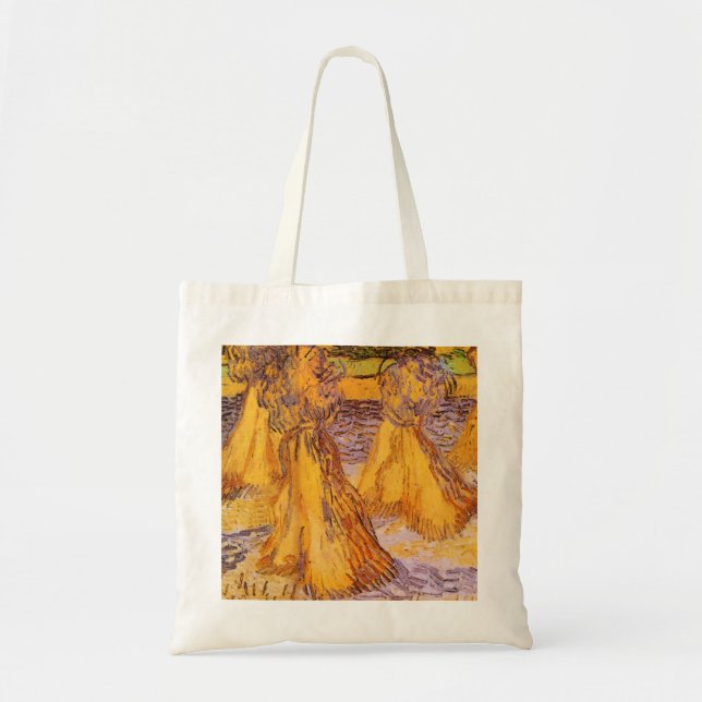 Bolsa Tote Molinetes de Trigo por Vincent van Gogh (Frente)