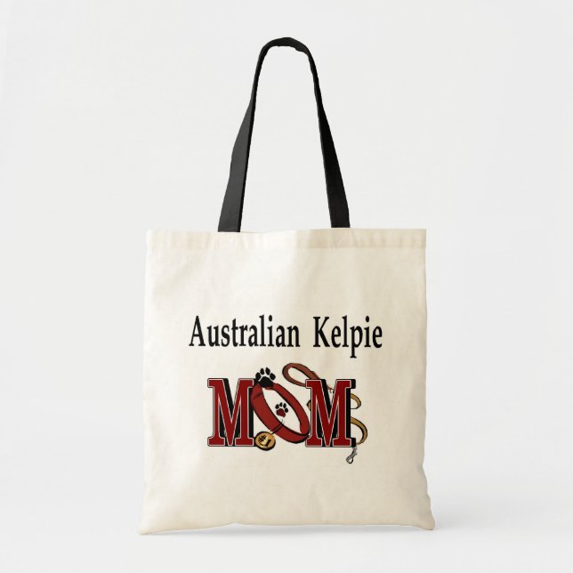 Bolsa Tote MOM de Cão Kelpie australiano (Frente)
