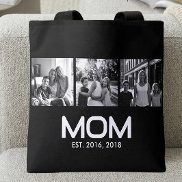 Bolsa Tote Mom Established Bold Black 3 Photo 