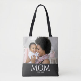 Bolsa Tote Mom Established Classic Caps Black Photo