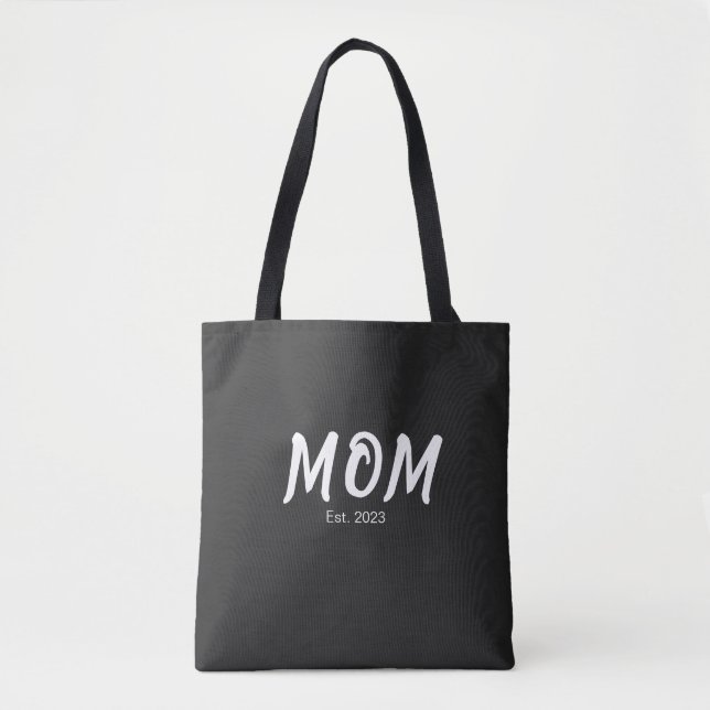 Bolsa Tote Mom Established New Mom Gift (Frente)