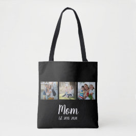 Bolsa Tote Mom Established Script Black 3 Photo
