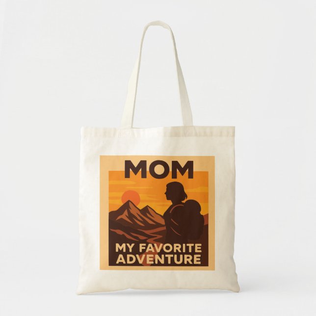 Bolsa Tote Mom My Favorite Adventure (Frente)
