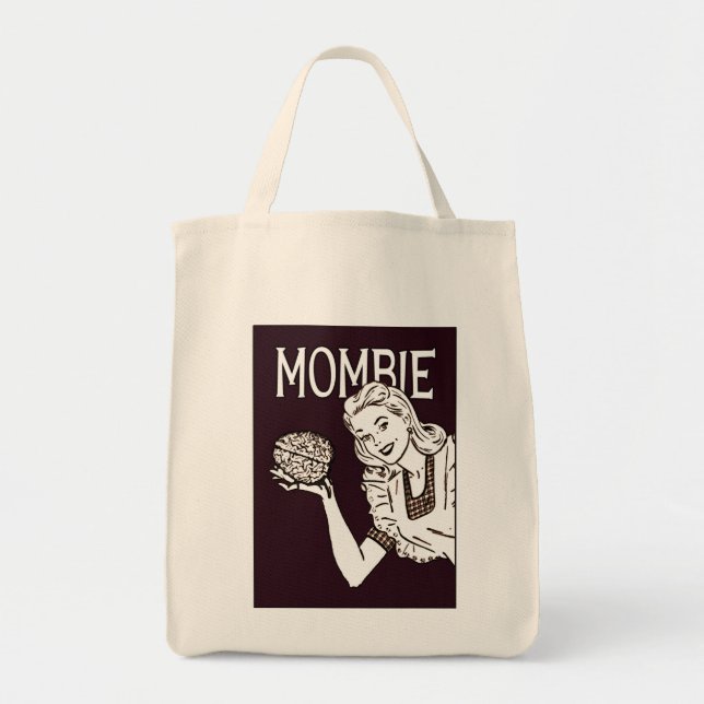 Bolsa Tote Mombie Retro Zombie (Frente)