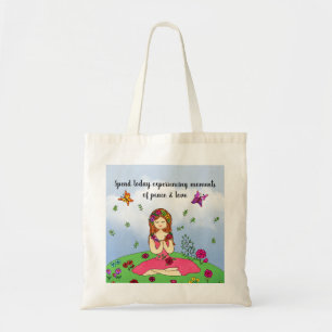 Bolsa Tote Momentos de Paz e Amor Tote Bag