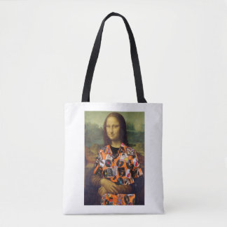 Bolsa Tote Mona Lisa com a 40ª t-shirt da Reunião
