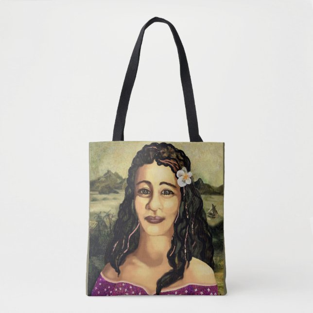 Bolsa Tote Mona Lisa do Pacífico (Frente)