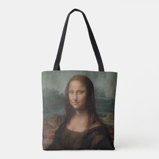 Bolsa Tote Mona Lisa Painting (Verso)