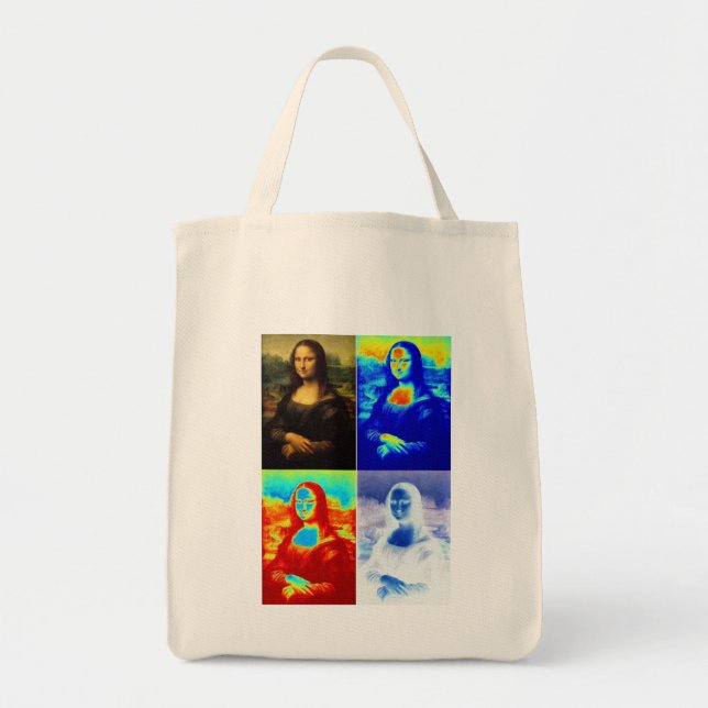 Bolsa Tote Mona Lisa Squared (Frente)