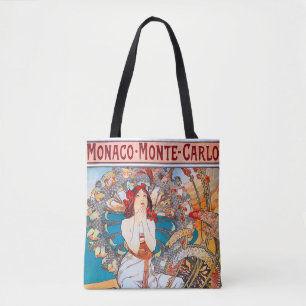Bolsa Tote Mônaco, Monte Carlo, Mucha