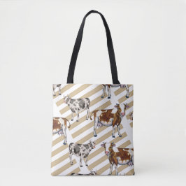 Bolsa Tote Monarca Vaca Pelo Preto