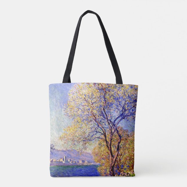 Bolsa Tote Monet - Antibes vistos dos Jardins Salis (Verso)