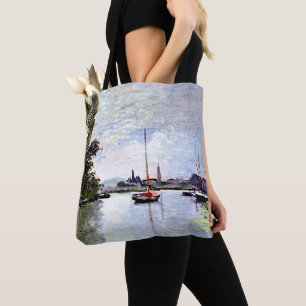 Bolsa Tote Monet - Argenteuil, visto do Pequeno Braço do Sena