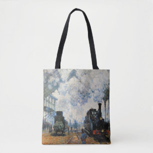 Bolsa Tote Monet - Chegada do comboio da Normandia,
