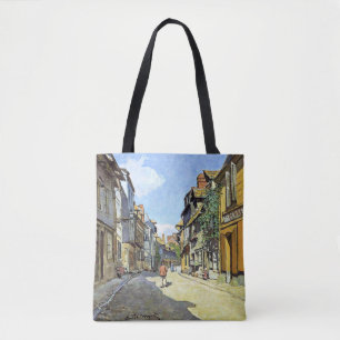 Bolsa Tote Monet - La Rue Bavolle em Honfleur