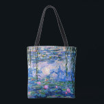 Bolsa Tote Monet - Lírios d'água, 1919, rosa<br><div class="desc">A pintura de Claude Monet de 1919,  "Água Lilies" (rosa),  saco de tote.</div>