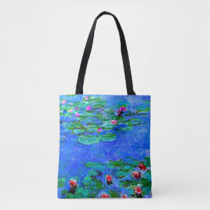 Bolsa Tote Monet - Lírios De Água (Vermelho)