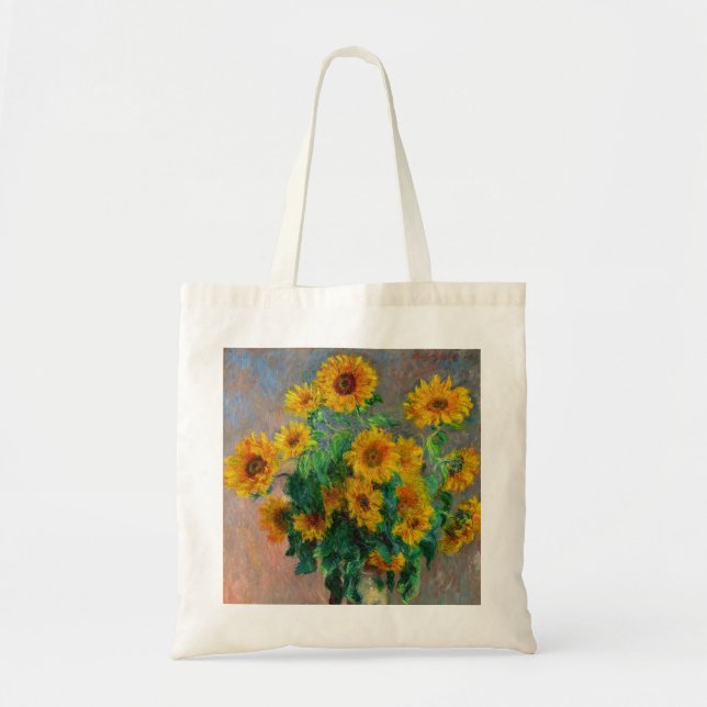 Bolsa Tote Monet Sunflower (Frente)
