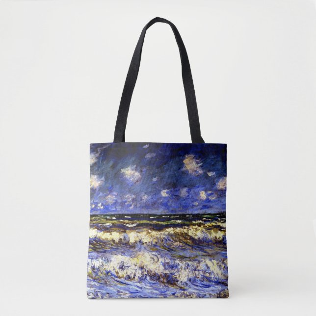 Bolsa Tote Monet - Um Mar Tempestade (Frente)
