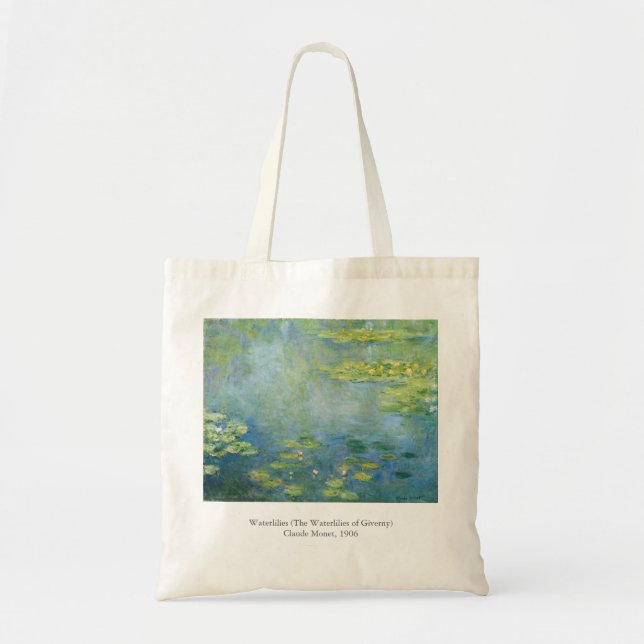Bolsa Tote Monet Waterlily 1906 (Frente)