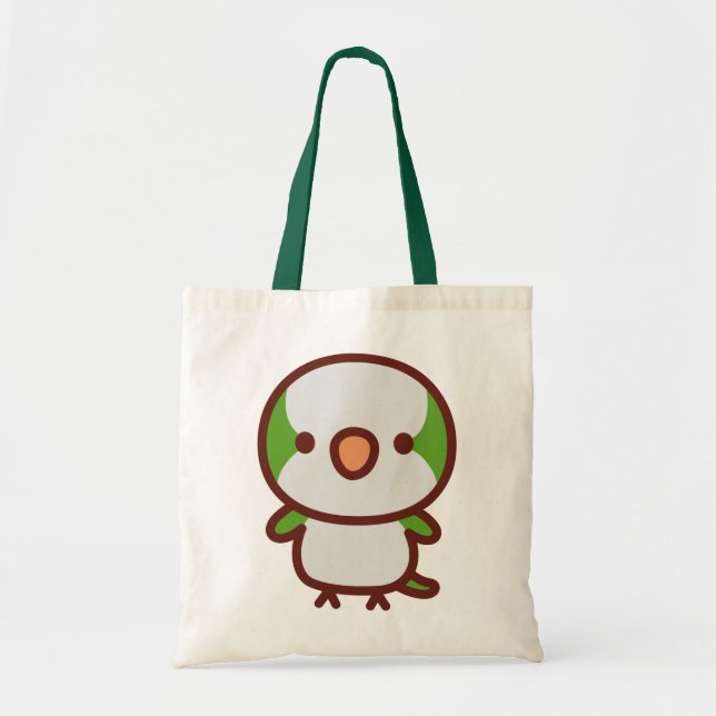 Bolsa Tote Monk parakeet normal (Frente)