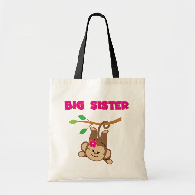 Bolsa Tote Monkey Big Sister (Frente)