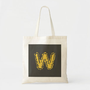 Bolsa Tote Monograma assustador Amarelo Moody em Cinzas escur