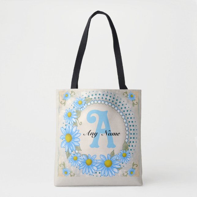 Bolsa Tote Monograma Blue Daisy  (Frente)