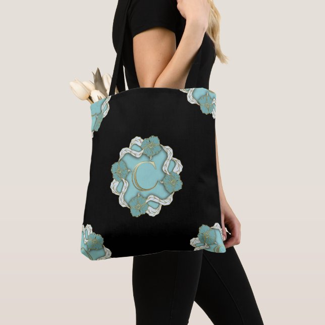 Bolsa Tote Monograma C (Close Up)