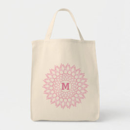 Bolsa Tote Monograma da fita de câncer de mama