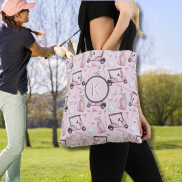 BOLSA TOTE MONOGRAMA DE GOLFER NA MODA LADY PERSONALIZADA