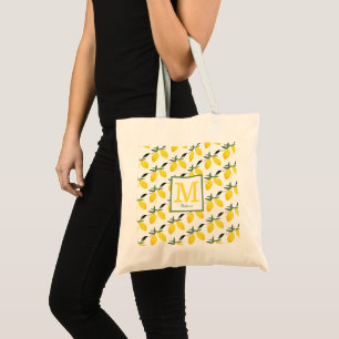 Bolsa Tote Monograma de limão  