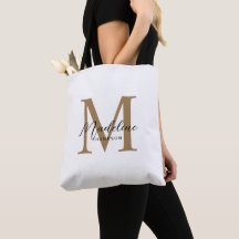 Monograma Dourado em Caligrafia Minimalista Branco