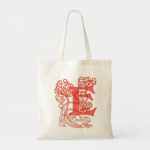 Bolsa Tote Monograma floral Art Nouveau E