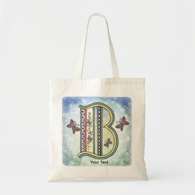 Bolsa Tote Monograma Floral B (Frente)