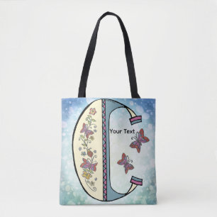 Bolsa Tote Monograma Floral C