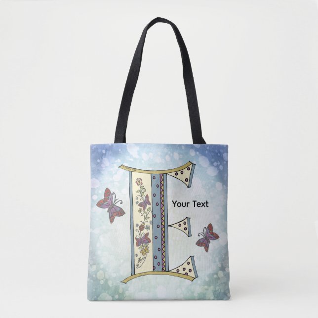 Bolsa Tote Monograma Floral E (Frente)