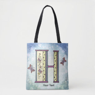 Bolsa Tote Monograma Floral H