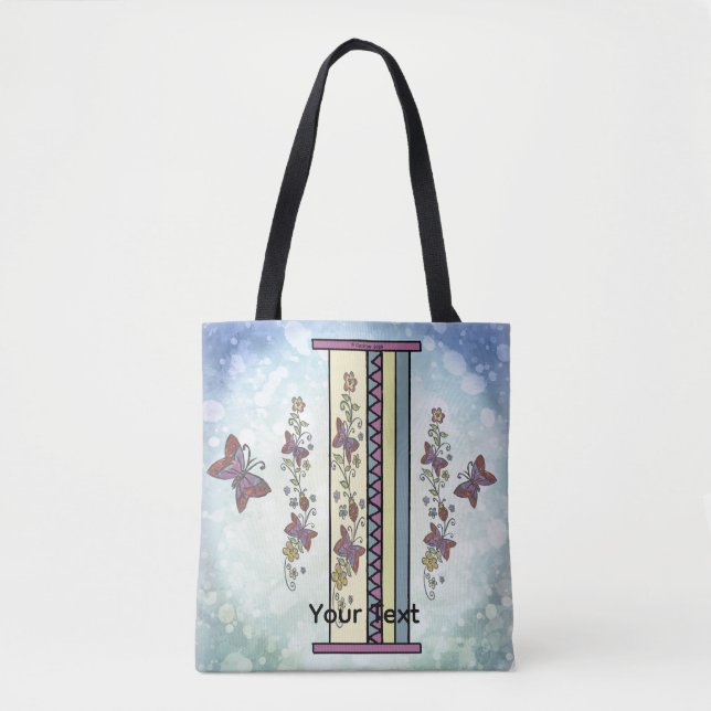Bolsa Tote Monograma Floral I (Frente)