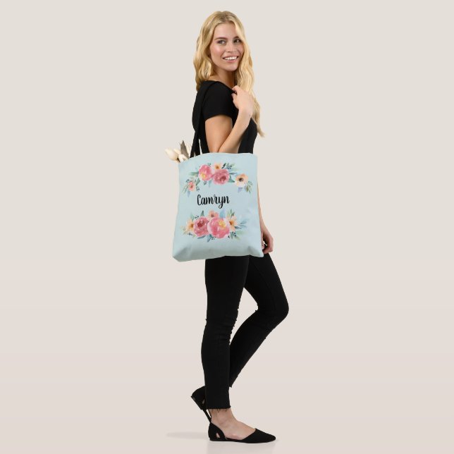 Bolsa Tote Monograma Floral Tendência Química Feminina (No(a) Modelo)
