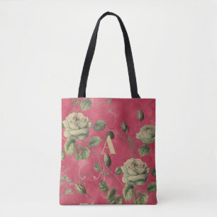 Bolsa Tote Monograma Floral Vintage